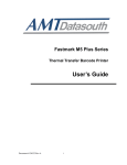 AMT Datasouth Fastmark M5 Plus Series User`s guide