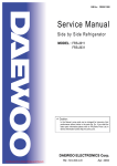 Daewoo FRS Series Service manual