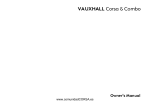 Vauxhall Combo Infotainment System Owner`s manual