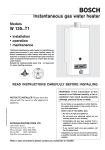 Bosch 125 A Operating instructions
