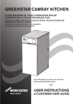 Bosch GREENSTAR CAMRAY KITCHEN User guide