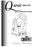Chauvet Q-Spot 150-LED User manual