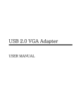 Black Box VGA-USB Adapter User manual