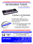 Casio CTK-711EX Troubleshooting guide