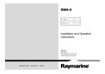 Raymarine Remote display Installation manual