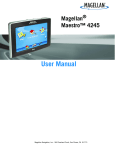 Magellan Maestro 4245 User manual
