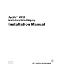 Apollo MX20 Installation manual