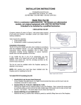 Majestic fireplaces NVBC36 Installation manual