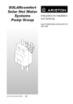 Ariston SOLARcomfort Technical data