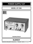 Elenco Electronics XP-720K Troubleshooting guide