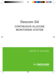 Dexcom G4 User`s guide