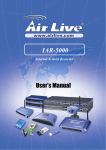 AirLive IAR-5000 User`s manual