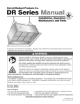 Detroit Radiant Products DR 100 Troubleshooting guide