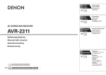 AVR-2311 - Aerne Menu