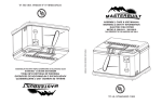 Masterbuilt 20010610 Instruction manual