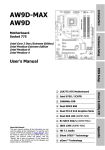 Abit AW9-D User`s manual