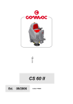 COMAC CS 60 II Technical data