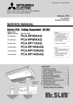 Mitsubishi PCA-RP50KAQ Service manual