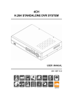 Recoda 4CH MINI Mobile DVR User manual