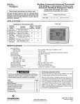 White Rodgers 1F95-1280 Operating instructions