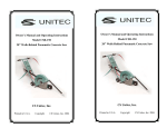 Unitec CSR-150 Owner`s manual