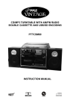 PYLE Audio AM/FM Receiver/MP3/CD Player Instruction manual