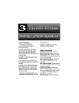 Black Widow Security BW 2850 Installation manual