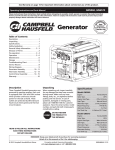 Campbell Hausfeld Attach it to this  or file it for safekeeping. IN626701AV Operating instructions