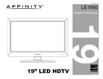 Affinity LE1950 User`s manual