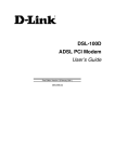 D-Link DSL-100D - 8 Mbps DSL Modem User`s guide