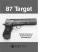 Beretta 87 TARGET Technical data