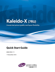 Miranda Kaleido-X Operating instructions