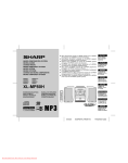 Sharp XL-MP80H Specifications