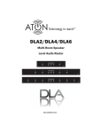 ATON DLA4 Installation manual