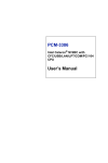 Advantech PCM-3386 User`s manual