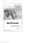 Daewoo DHR-8100P User manual