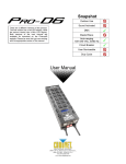 Chauvet Pro-D6 User manual