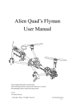 Aliencopter Quad's Flyman User manual