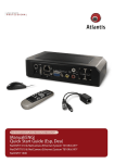 Atlantis 4/8 channel H.264 VideoSurveillance KIT User manual