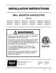 Bard WGEIFM-5C Specifications