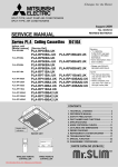 Mitsubishi Electric PLA-RP50 Service manual