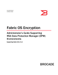 Brocade Communications Systems Encryption Switch Technical data