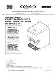Cornelius ENDURO-150 Operator`s manual