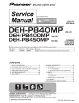 Black Box DEH-P8400MP Service manual