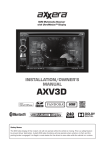 Dual Electronics Corporation Axxera AXV3D Owner`s manual