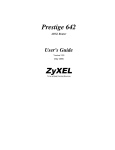 ZyXEL Communications Prestige 642M series User`s guide