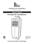 American Comfort Worldwide ACW300 Owner`s manual