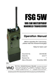 Dittel FSG 5W Operating instructions