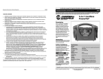 Campbell Hausfeld 3-in-1 PowerPal Operating instructions