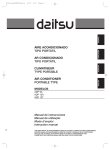 Daitsu Air Conditioner Instruction manual